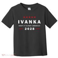 Ivanka For President In 2028 Elections For Political Rallies Toddler T-Shirt thumb 0