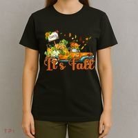 Its Fall Pumpkin Vintage Truck T-Shirt thumb 4