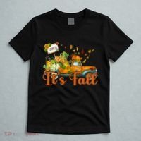 Its Fall Pumpkin Vintage Truck T-Shirt thumb 5
