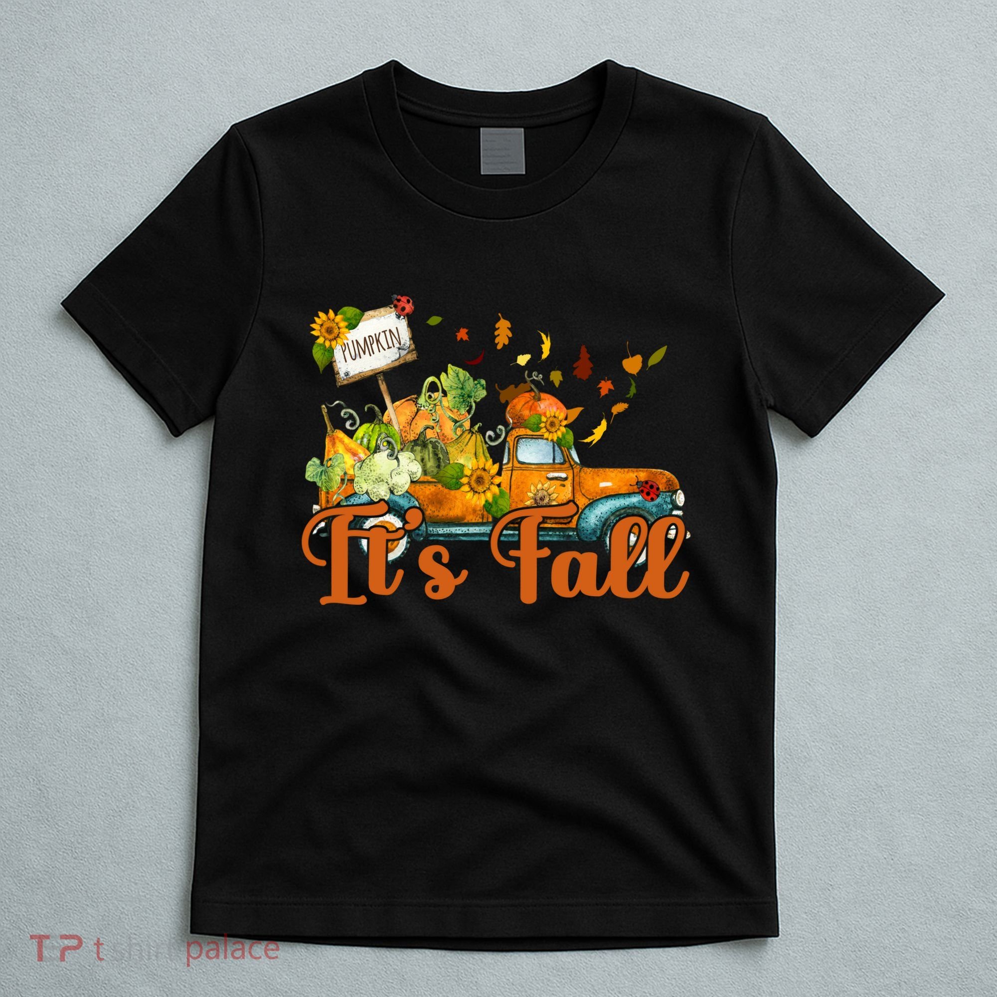 Its Fall Pumpkin Vintage Truck T-Shirt