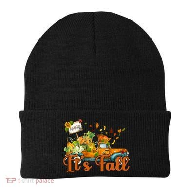 Its Fall Pumpkin Vintage Truck Beanie