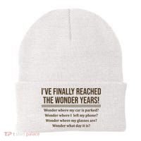 Ive Finally Reached The Wonder Years Funny Beanie thumb 0