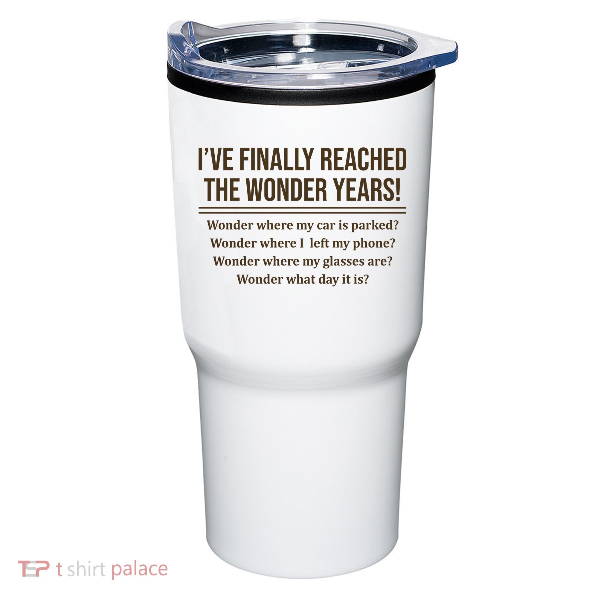 Ive Finally Reached The Wonder Years Funny Tumbler