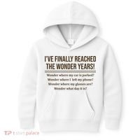 Ive Finally Reached The Wonder Years Funny Kids Hoodie thumb 0