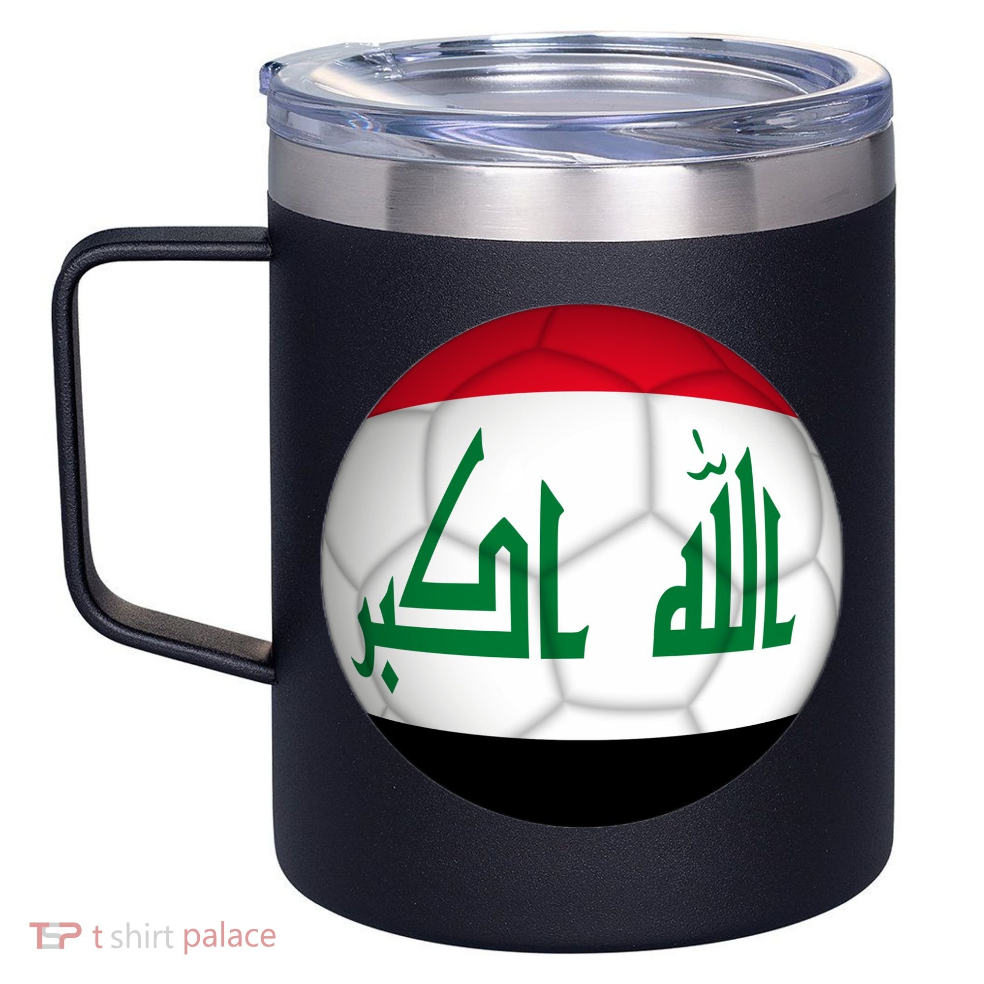 Iraqi Futbol Soccer Team 12oz Stainless Steel Coffee Mug