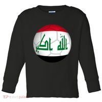 Iraqi Futbol Soccer Team Toddler Long Sleeve Shirt thumb 0