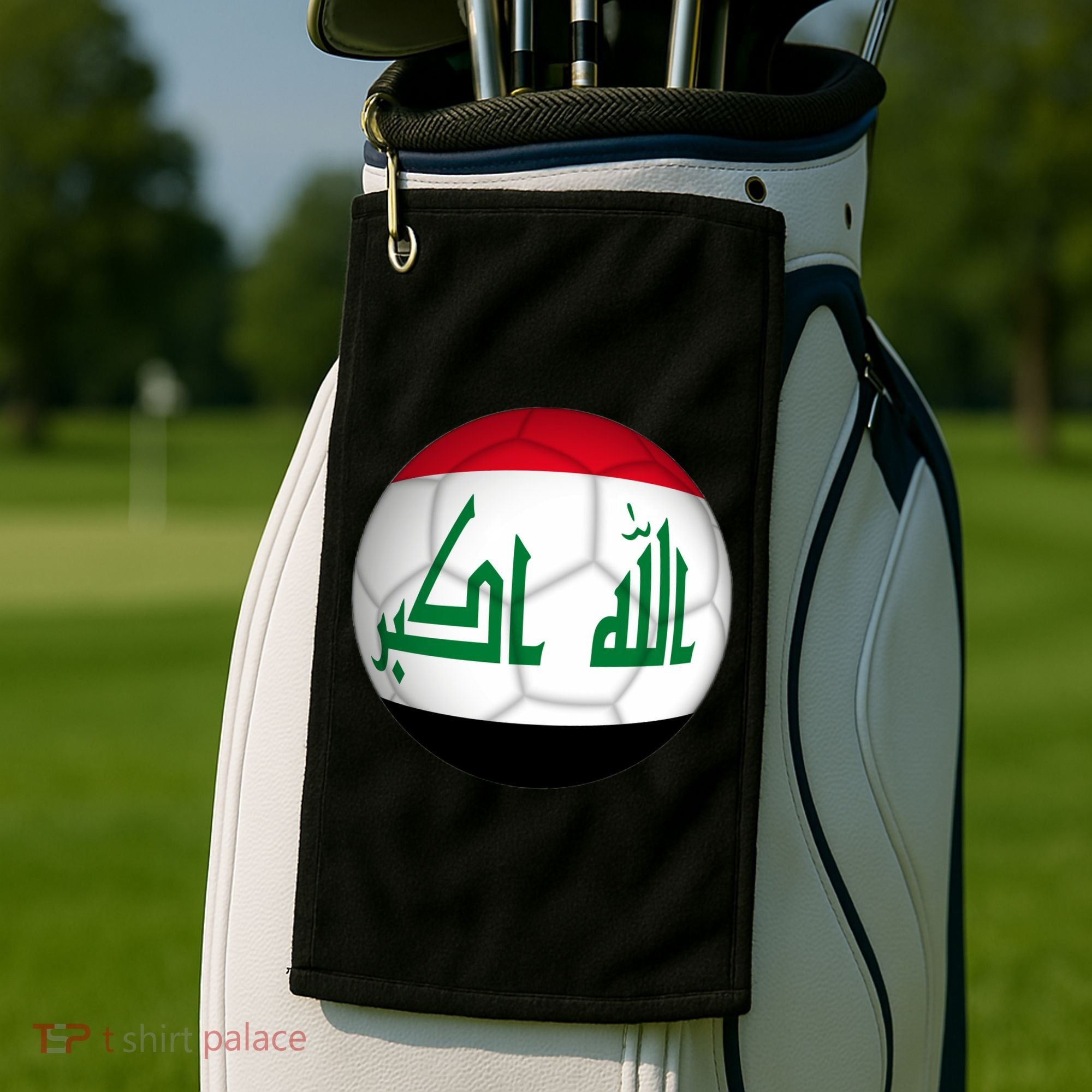 Iraqi Futbol Soccer Team Golf Towel