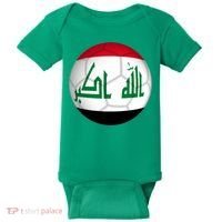 Iraqi Futbol Soccer Team Baby Bodysuit thumb 0