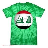 Iraqi Futbol Soccer Team Tie-Dye T-Shirt thumb 0