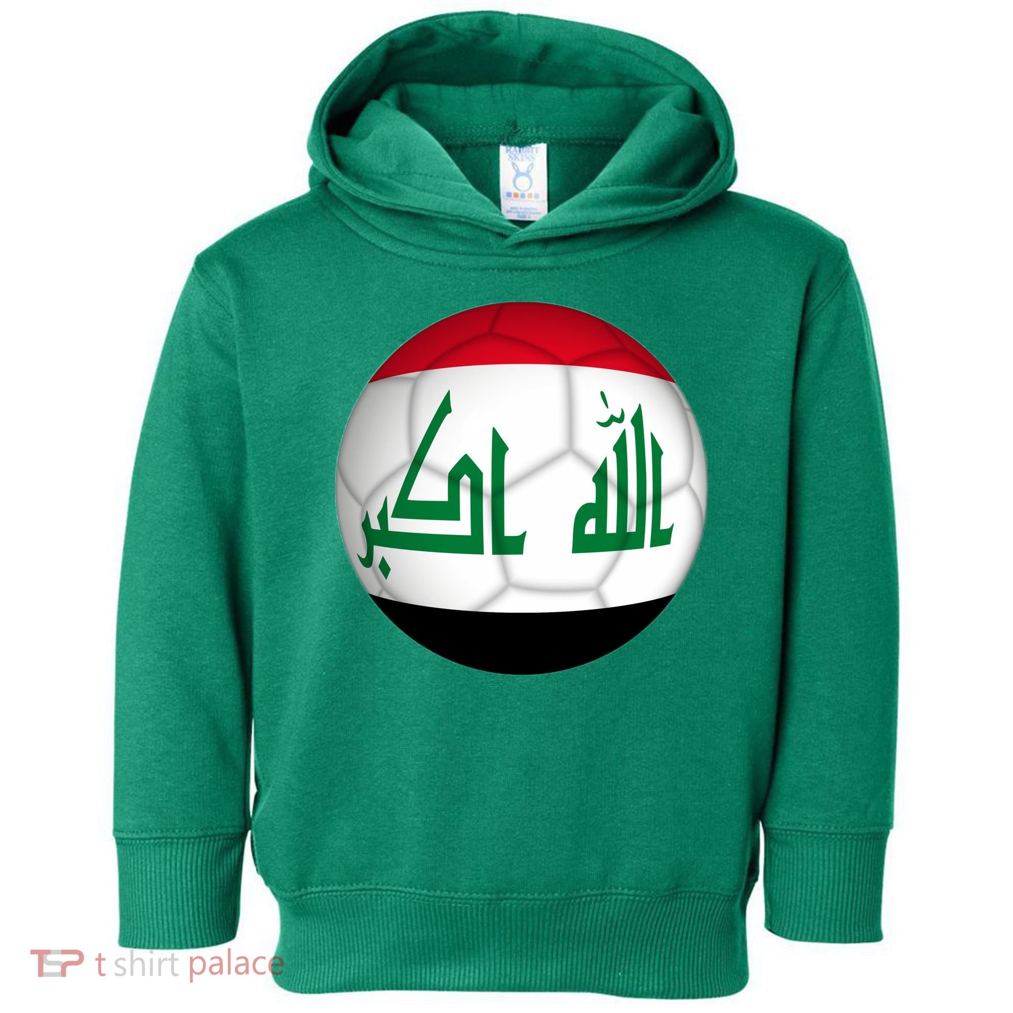 Iraqi Futbol Soccer Team Toddler Hoodie