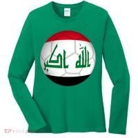 Iraqi Futbol Soccer Team Women's Long Sleeve Shirt thumb 0