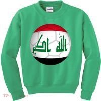Iraqi Futbol Soccer Team Kids Sweatshirt thumb 0
