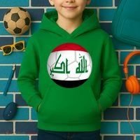Iraqi Futbol Soccer Team Kids Hoodie thumb 2
