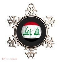 Iraqi Futbol Soccer Team Front And Back Ornament thumb 0