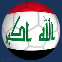 Iraqi Futbol Soccer Team Front And Back T-Shirt thumb 7
