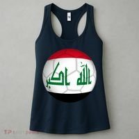 Iraqi Futbol Soccer Team Front And Back Women's Tank Top thumb 3