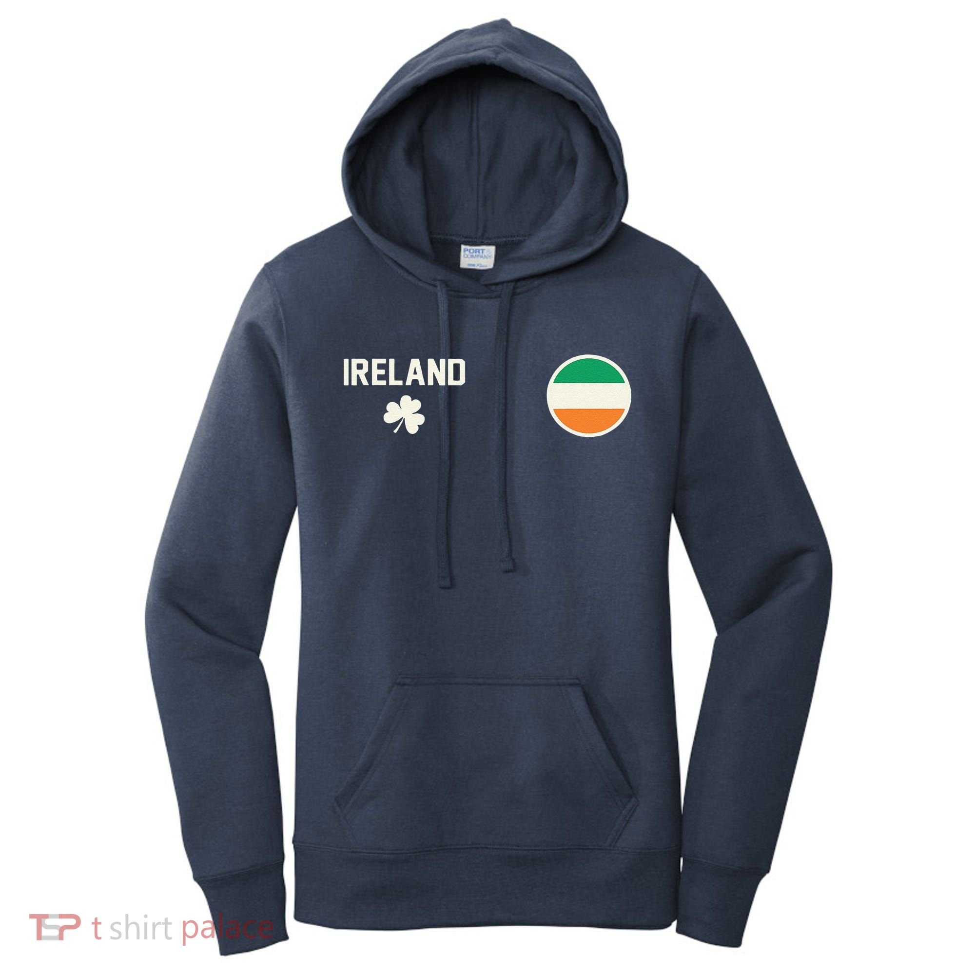 Ireland Football Soccer Jersey Women's Hoodie