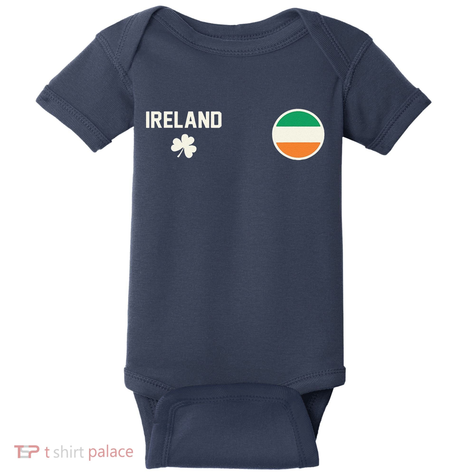Ireland Football Soccer Jersey Baby Bodysuit