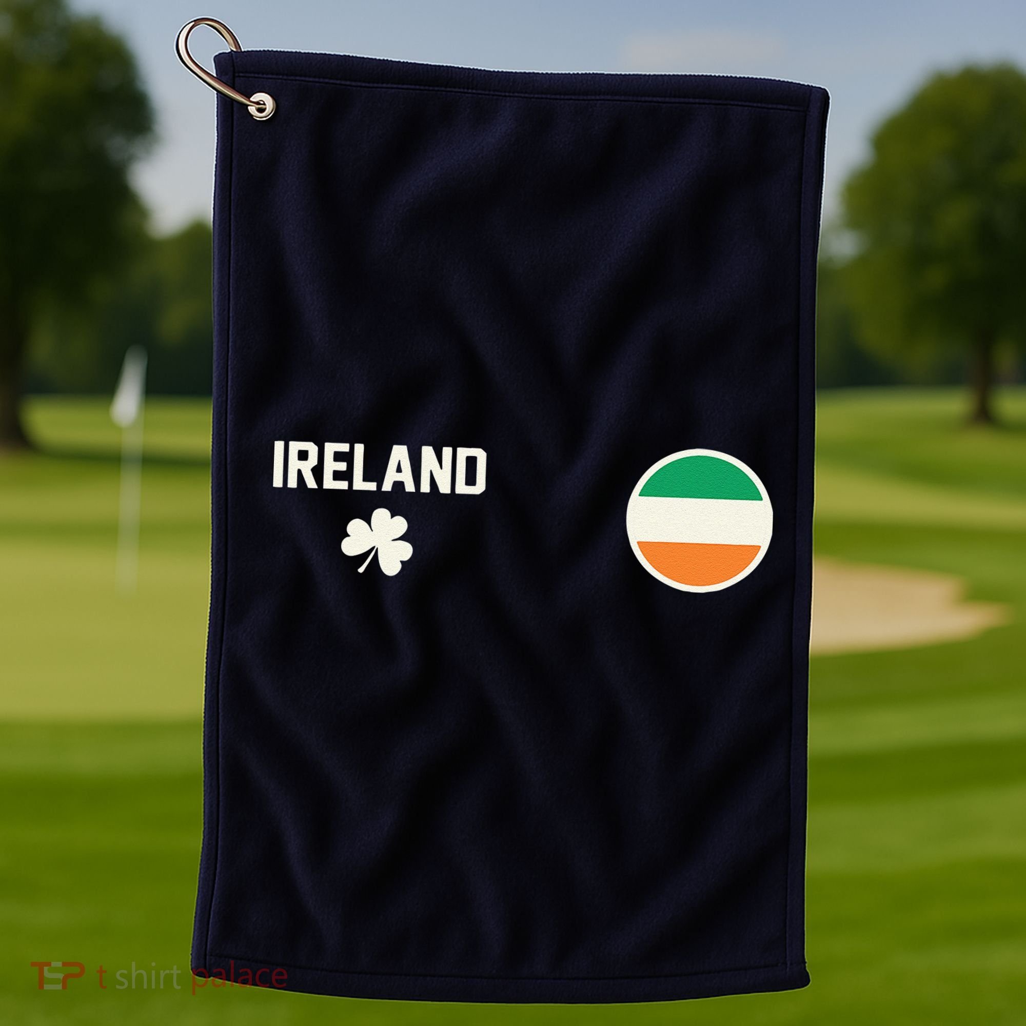Ireland Football Soccer Jersey Golf Towel