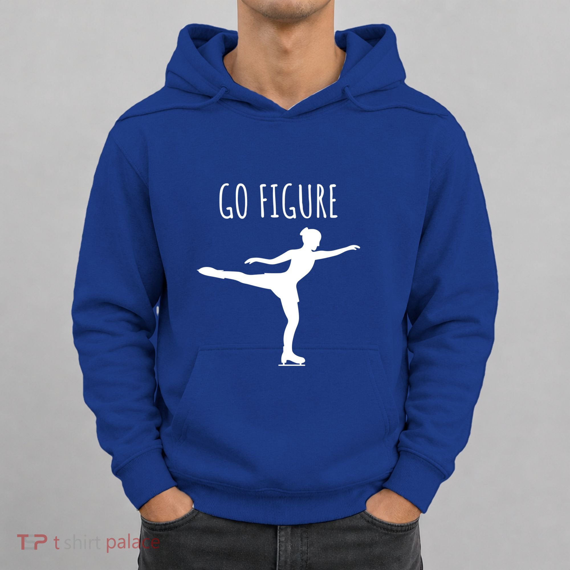 Ice Figure Skating Gift Skater Funny Go Figure Cute Gift Hoodie