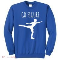 Ice Figure Skating Gift Skater Funny Go Figure Cute Gift Sweatshirt thumb 0