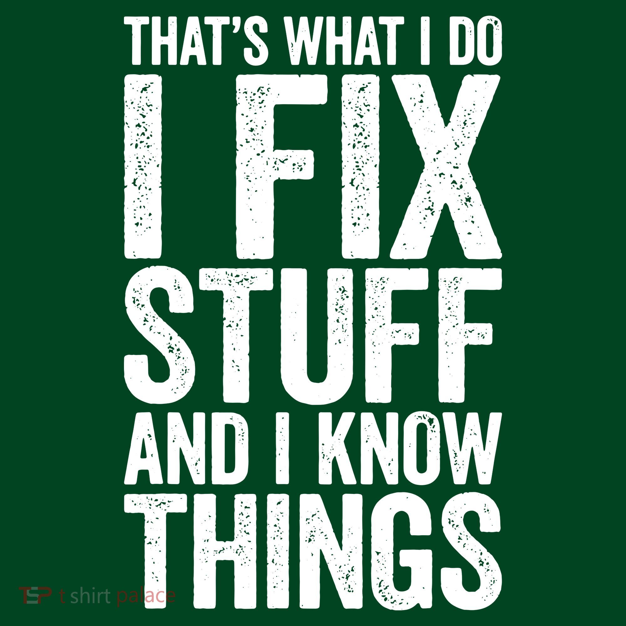 I Fix Stuff And I Know Things Mechanic Button