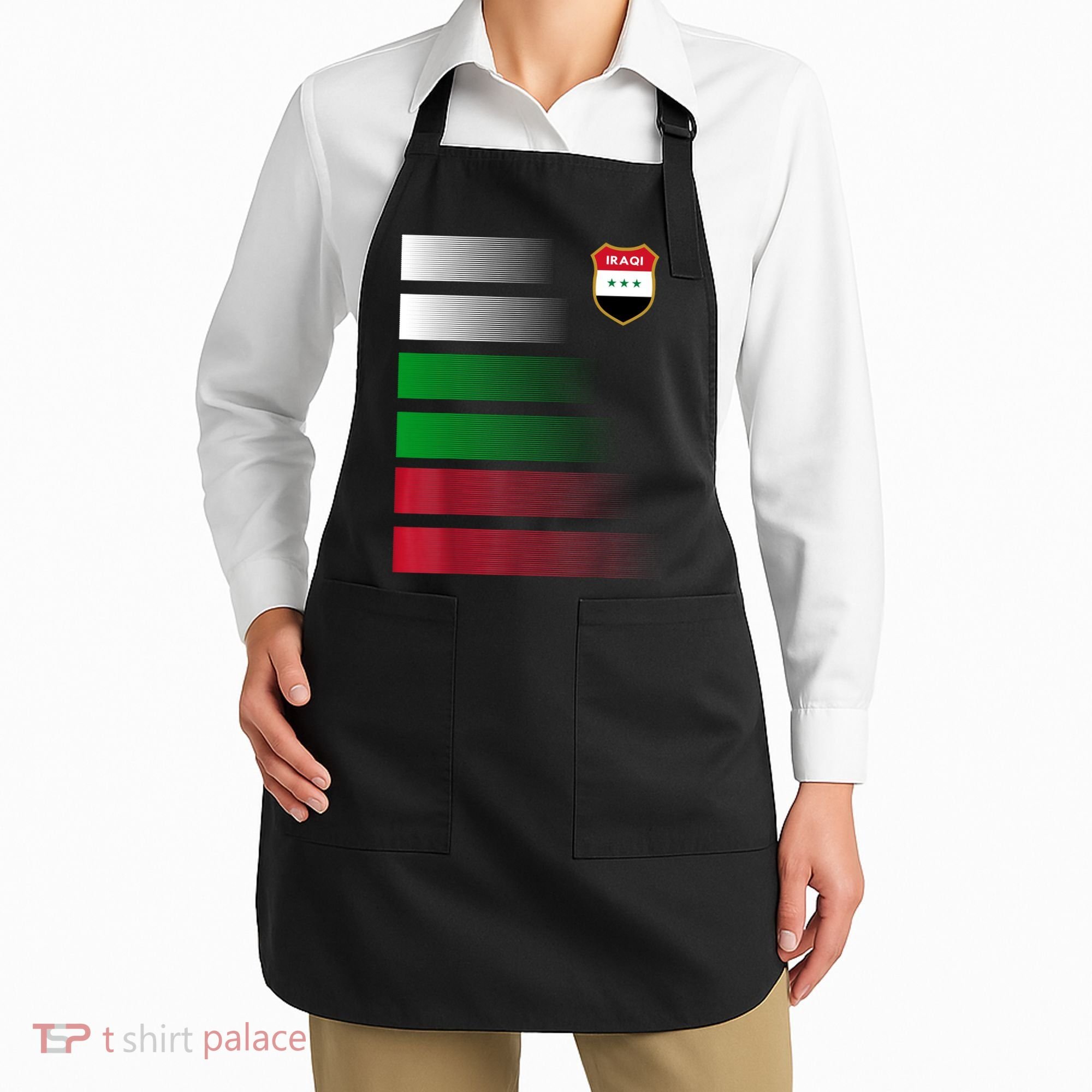 Iraqi Futbol Soccer Jersey Apron