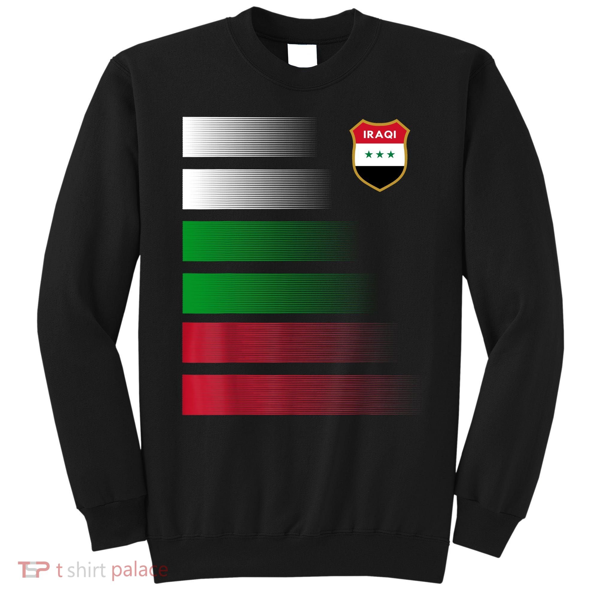 Iraqi Futbol Soccer Jersey Sweatshirt
