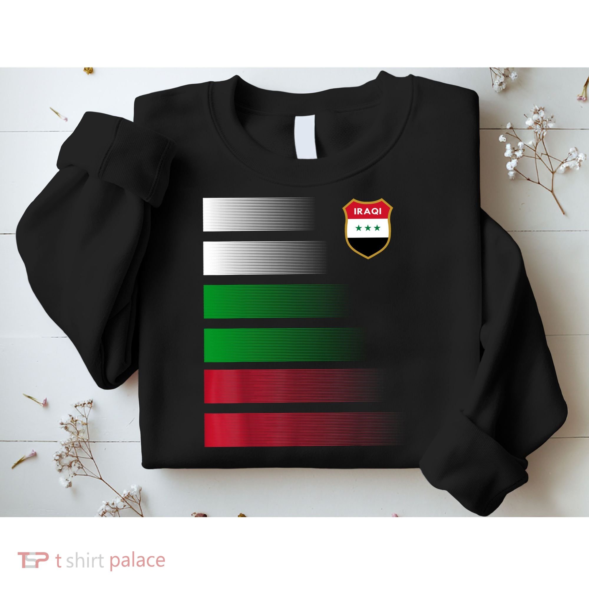 Iraqi Futbol Soccer Jersey Sweatshirt