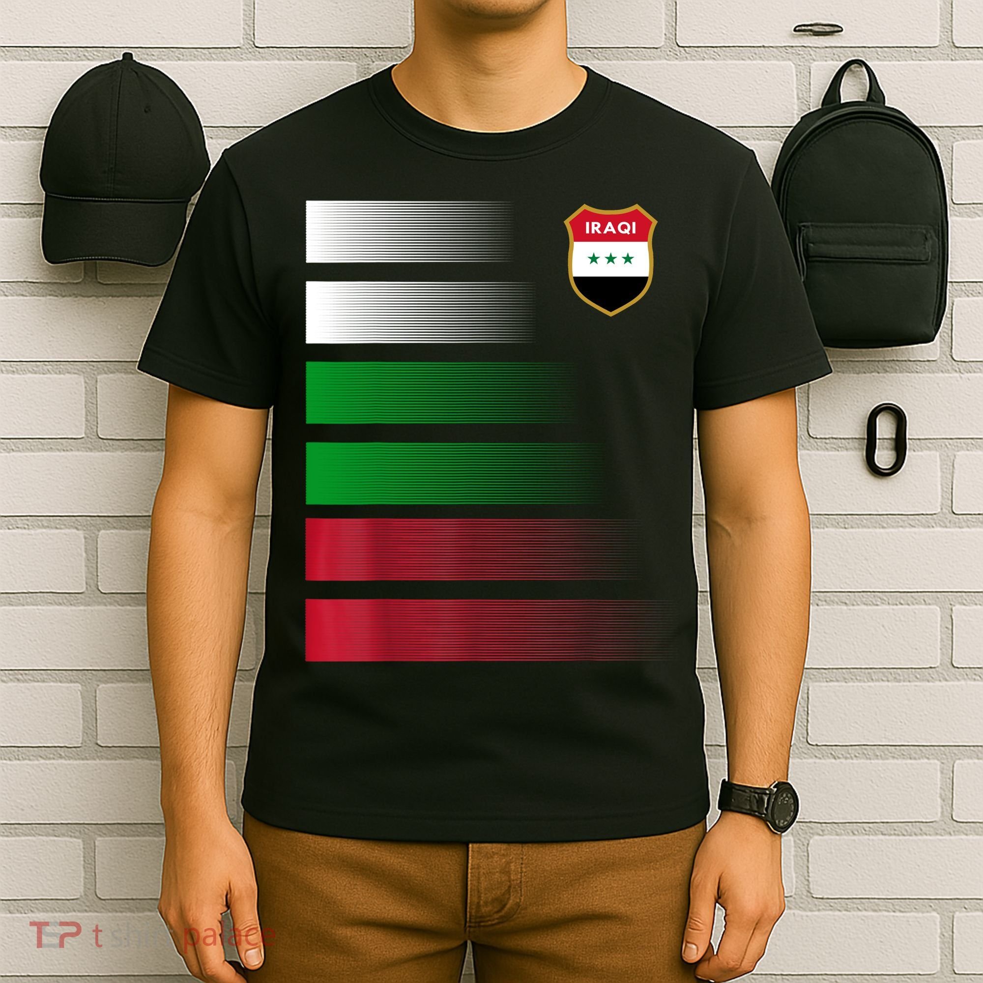 Iraqi Futbol Soccer Jersey T-Shirt