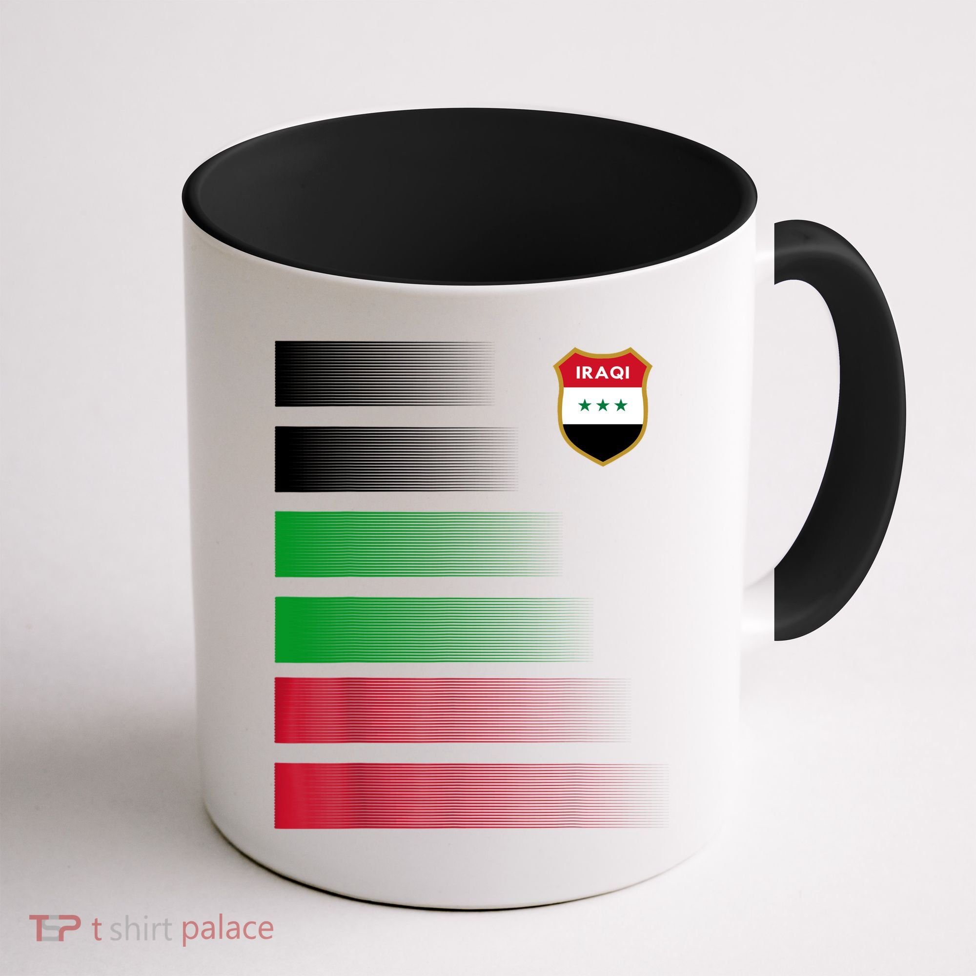 Iraqi Futbol Soccer Jersey Coffee Mug