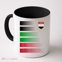 Iraqi Futbol Soccer Jersey Coffee Mug thumb 0