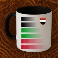 Iraqi Futbol Soccer Jersey Coffee Mug thumb 2