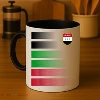 Iraqi Futbol Soccer Jersey Coffee Mug thumb 4
