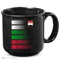 Iraqi Futbol Soccer Jersey 15oz Campfire Ceramic Mug thumb 0