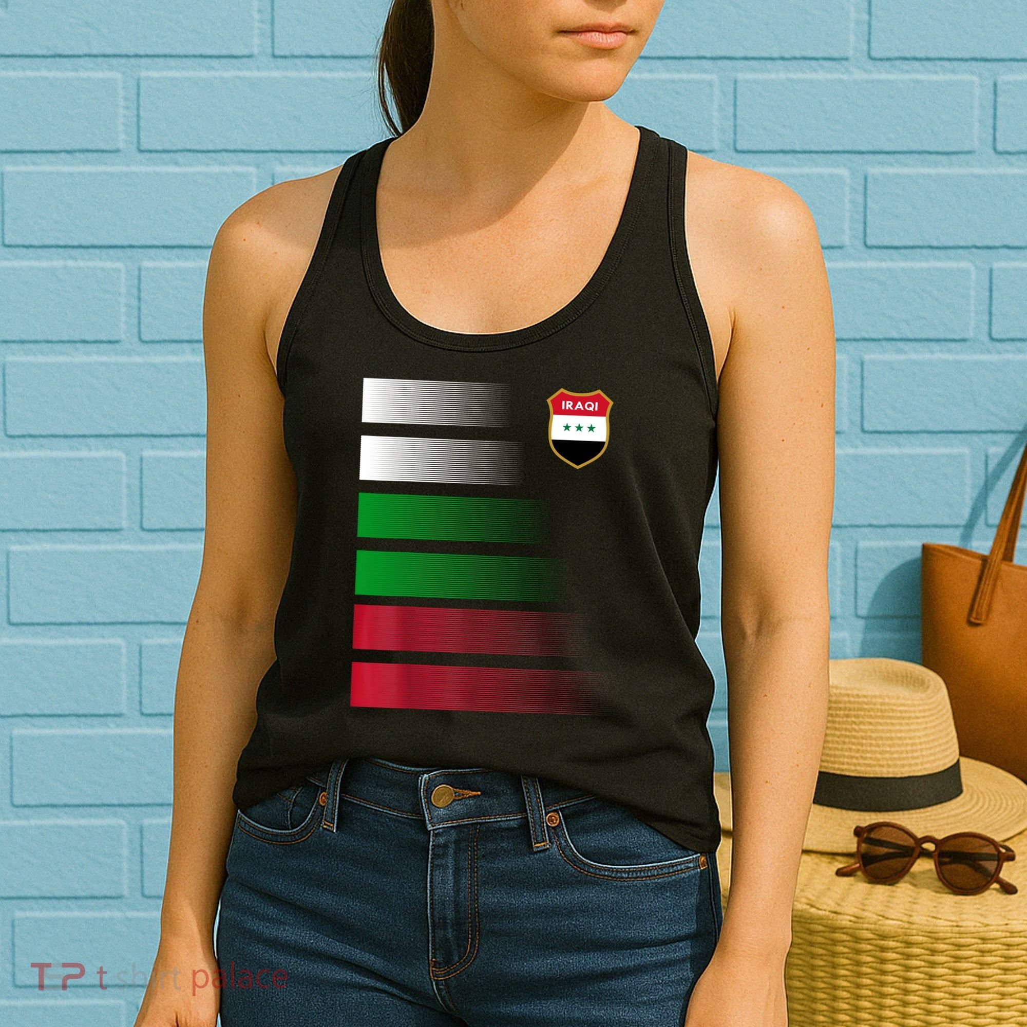 Iraqi Futbol Soccer Jersey Women's Tank Top