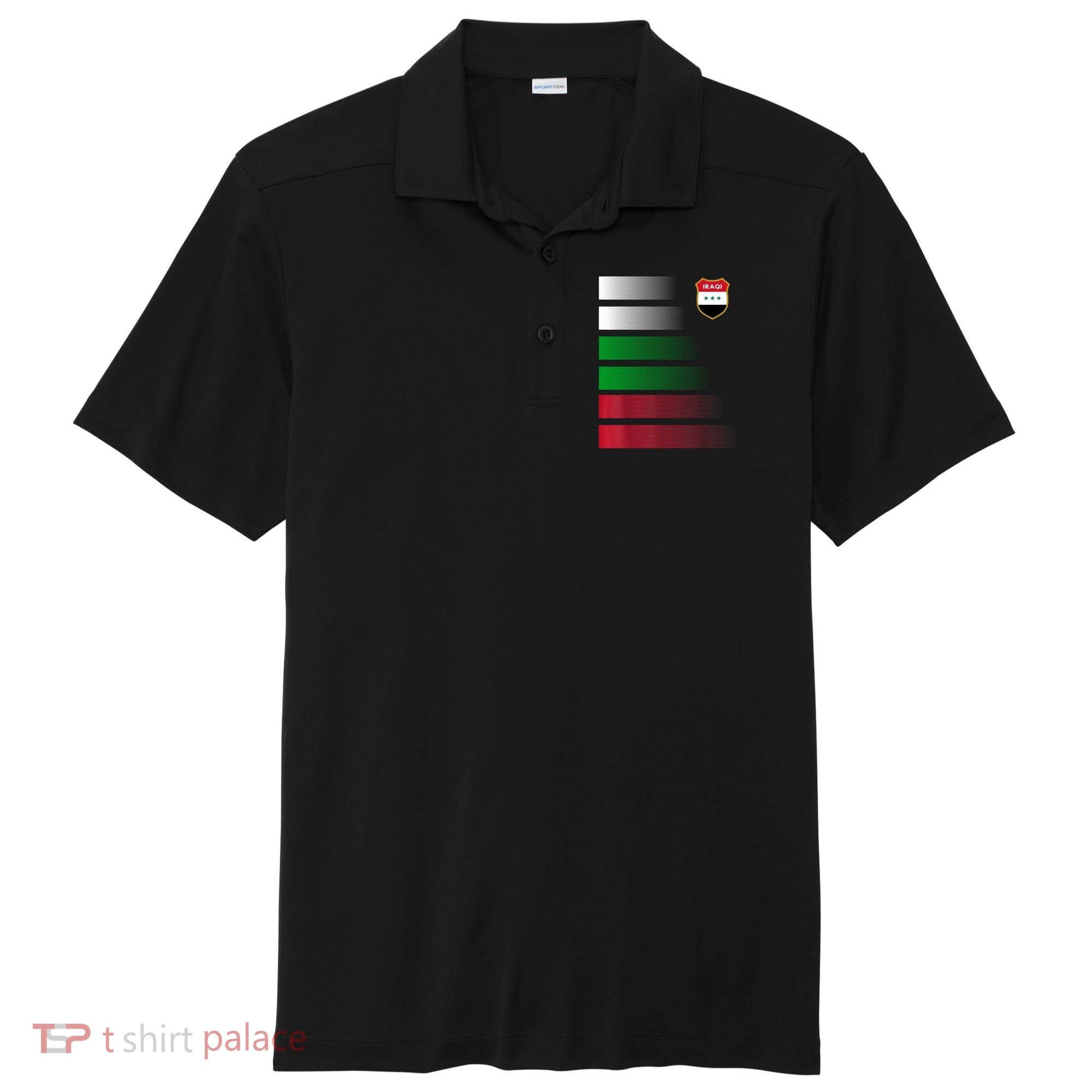 Iraqi Futbol Soccer Jersey Sport-Tek Posi-UV Pro Polo