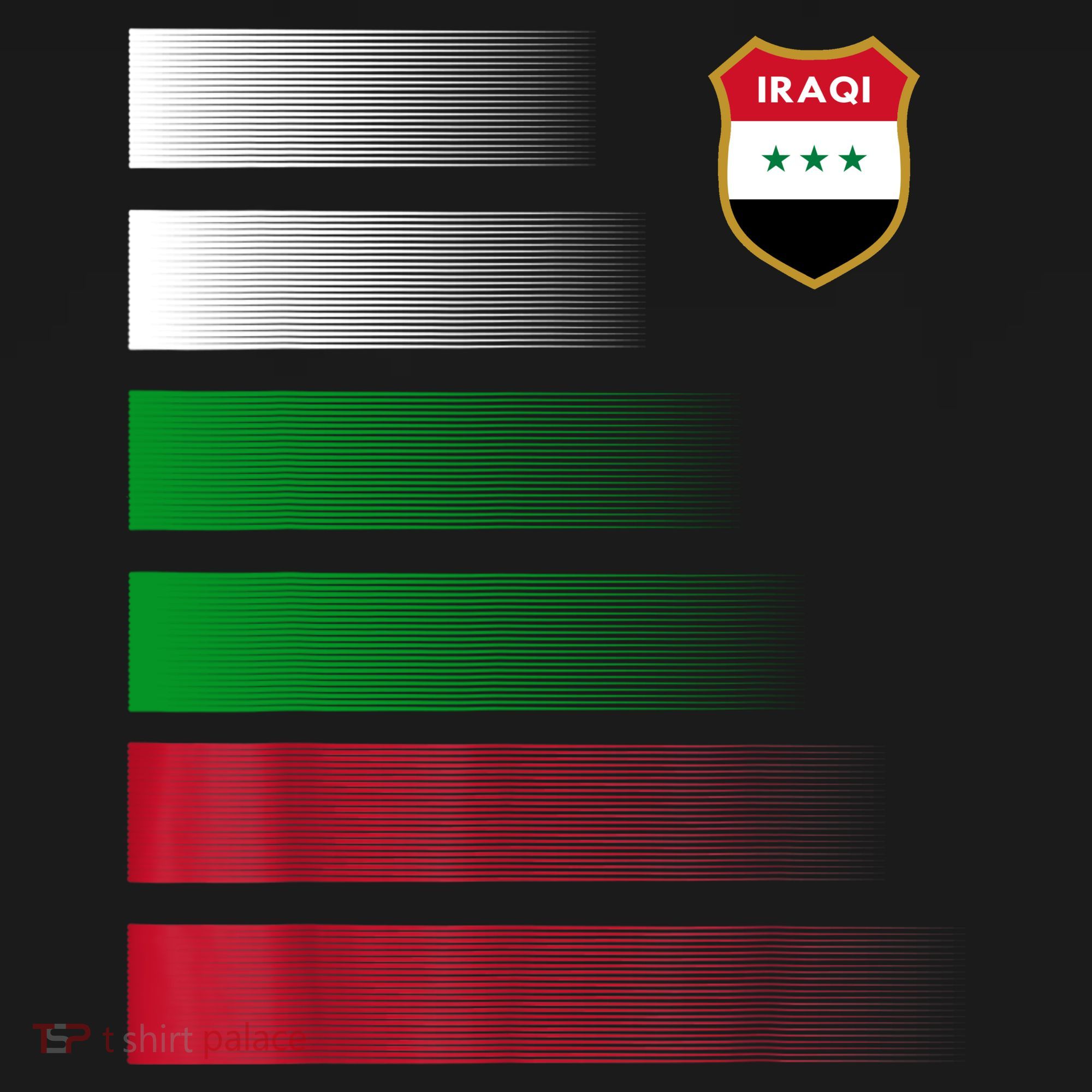 Iraqi Futbol Soccer Jersey Tie Dye Hoodie