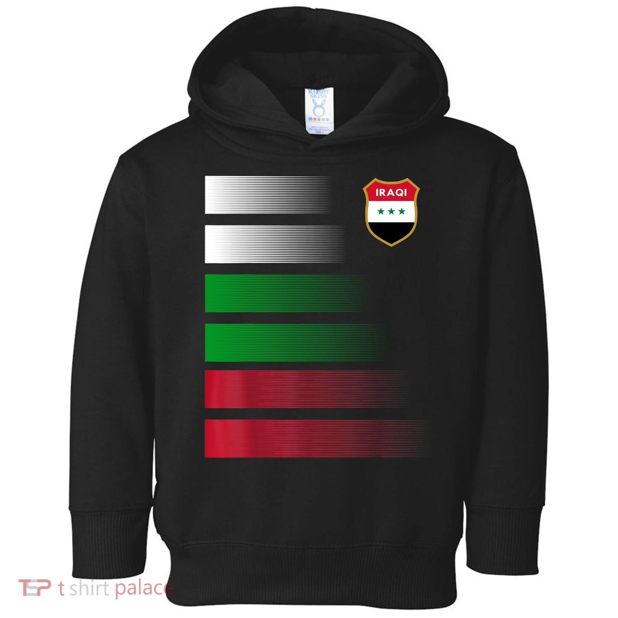 Iraqi Futbol Soccer Jersey Toddler Hoodie