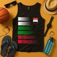 Iraqi Futbol Soccer Jersey Tank Top thumb 4