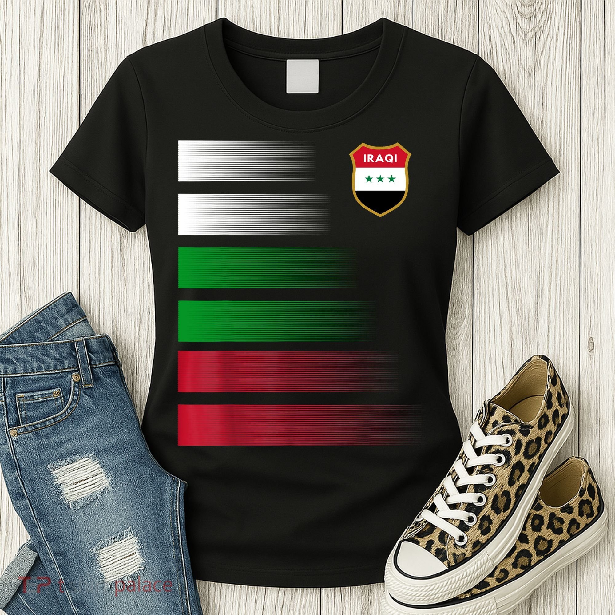Iraqi Futbol Soccer Jersey Women's T-Shirt