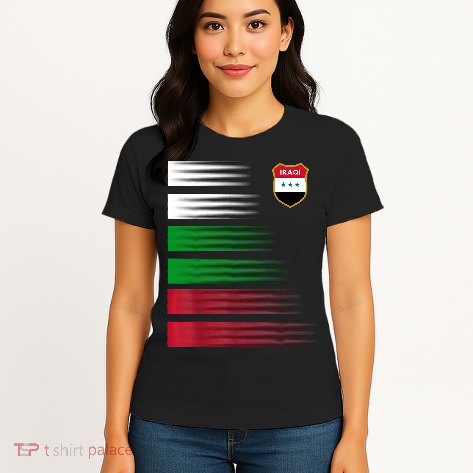 Iraqi Futbol Soccer Jersey Women's T-Shirt