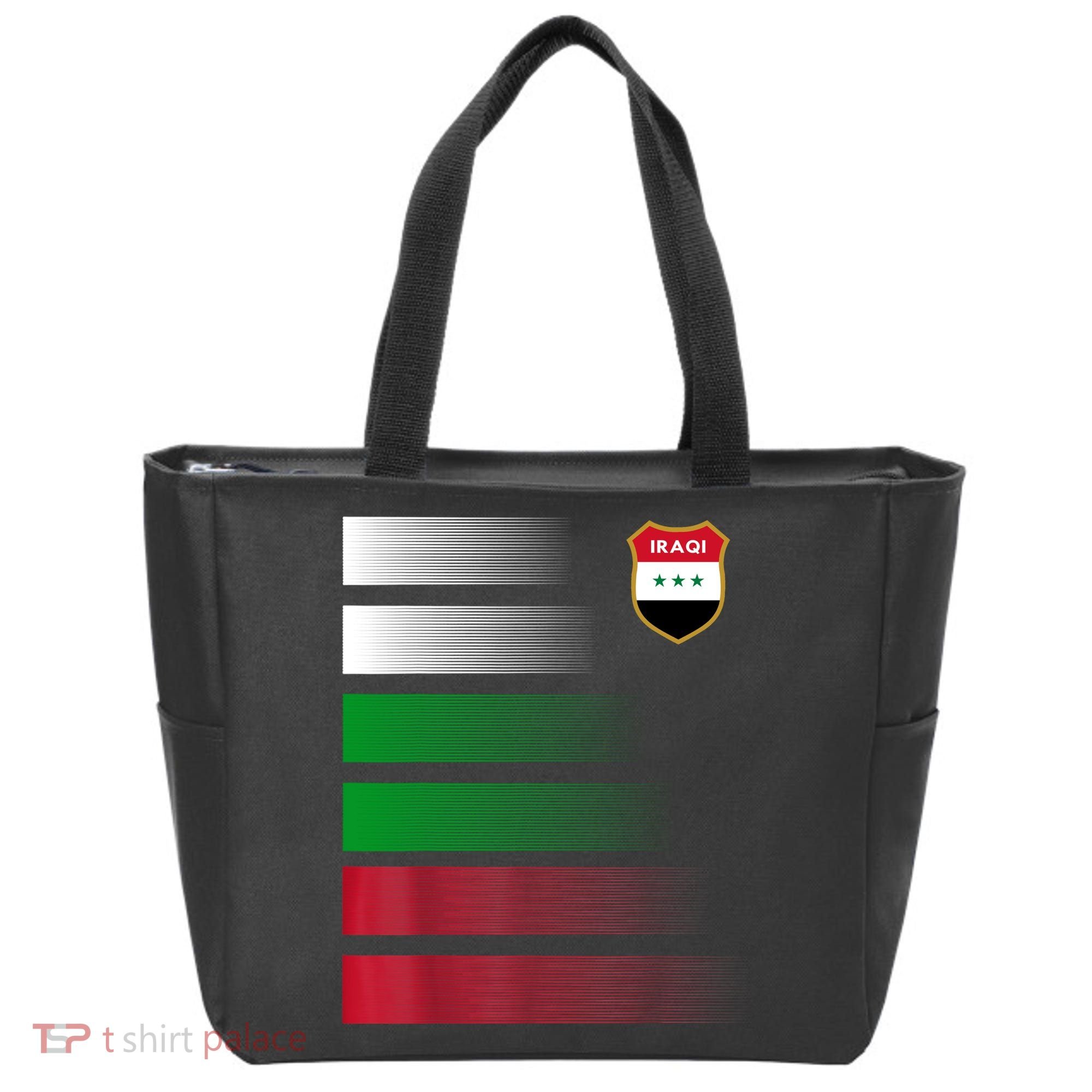 Iraqi Futbol Soccer Jersey Tote Bag