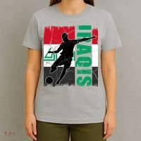 Iraqi Futbol Soccer Player T-Shirt thumb 4