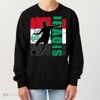 Iraqi Futbol Soccer Player Women's Sweatshirt thumb 0