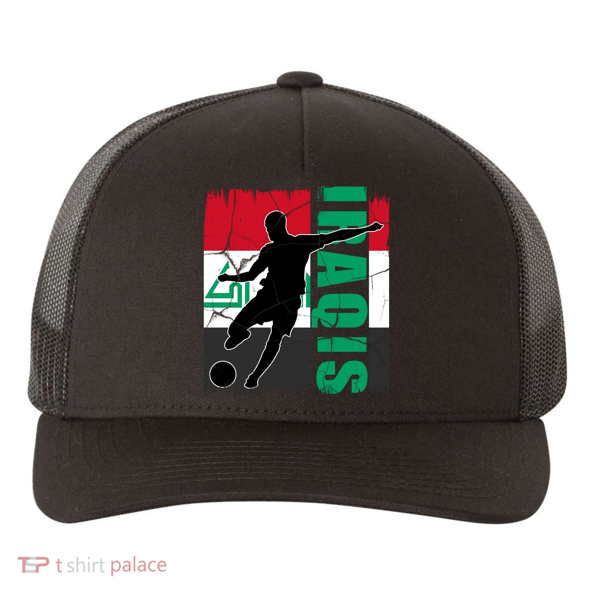 Iraqi Futbol Soccer Player Yupoong Adult 5-Panel Trucker Hat