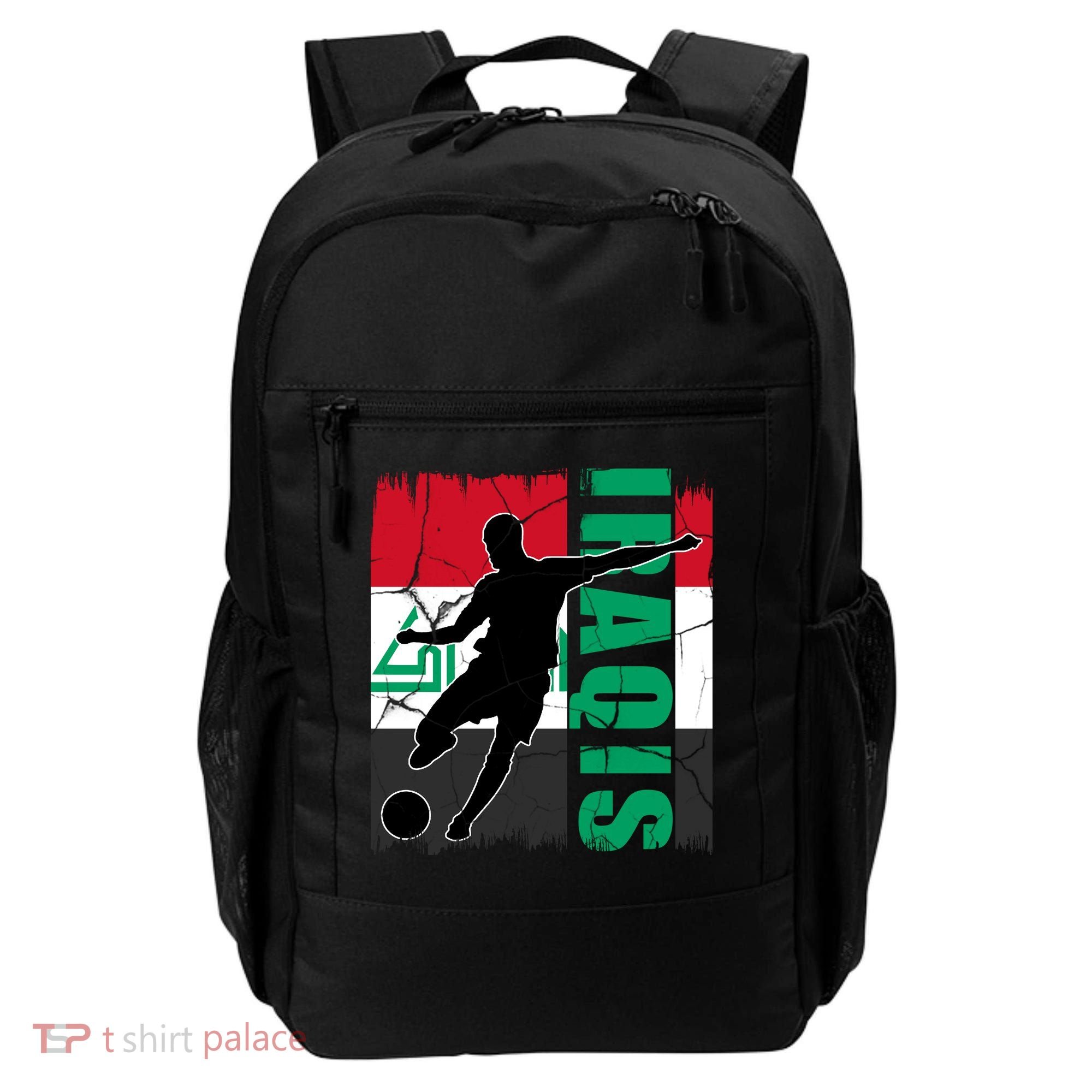 Iraqi Futbol Soccer Player Backpack