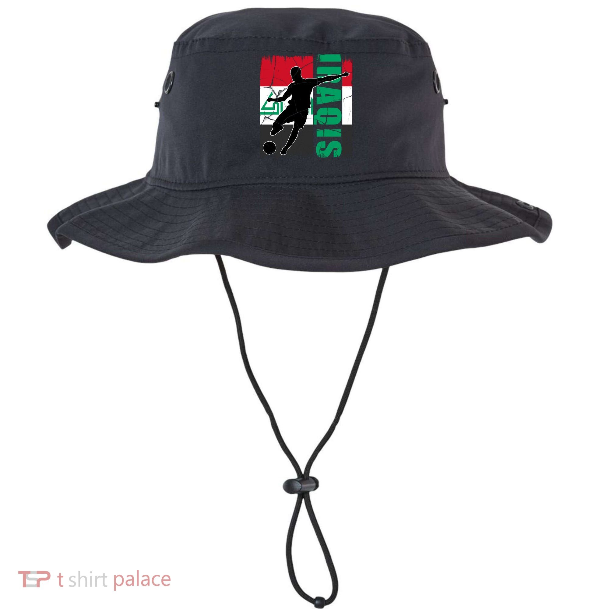 Iraqi Futbol Soccer Player Bucket Hat