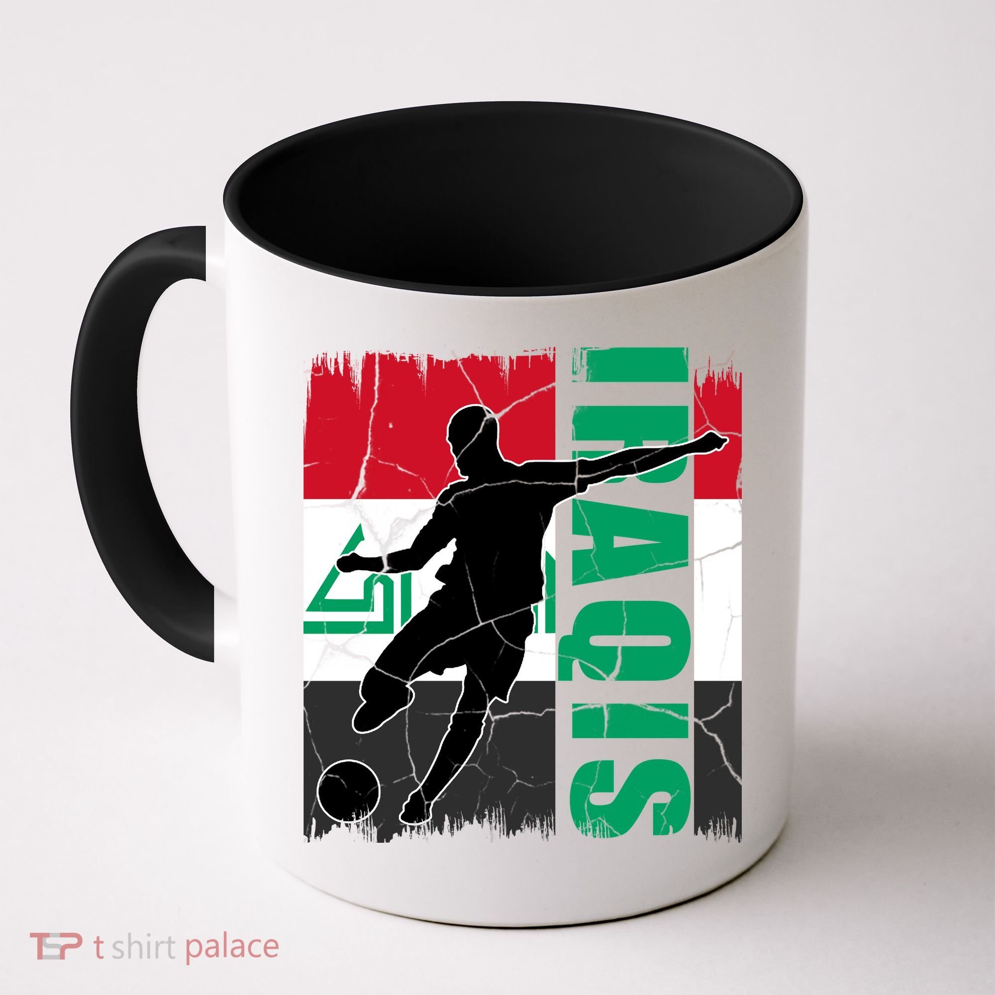 Iraqi Futbol Soccer Player Coffee Mug