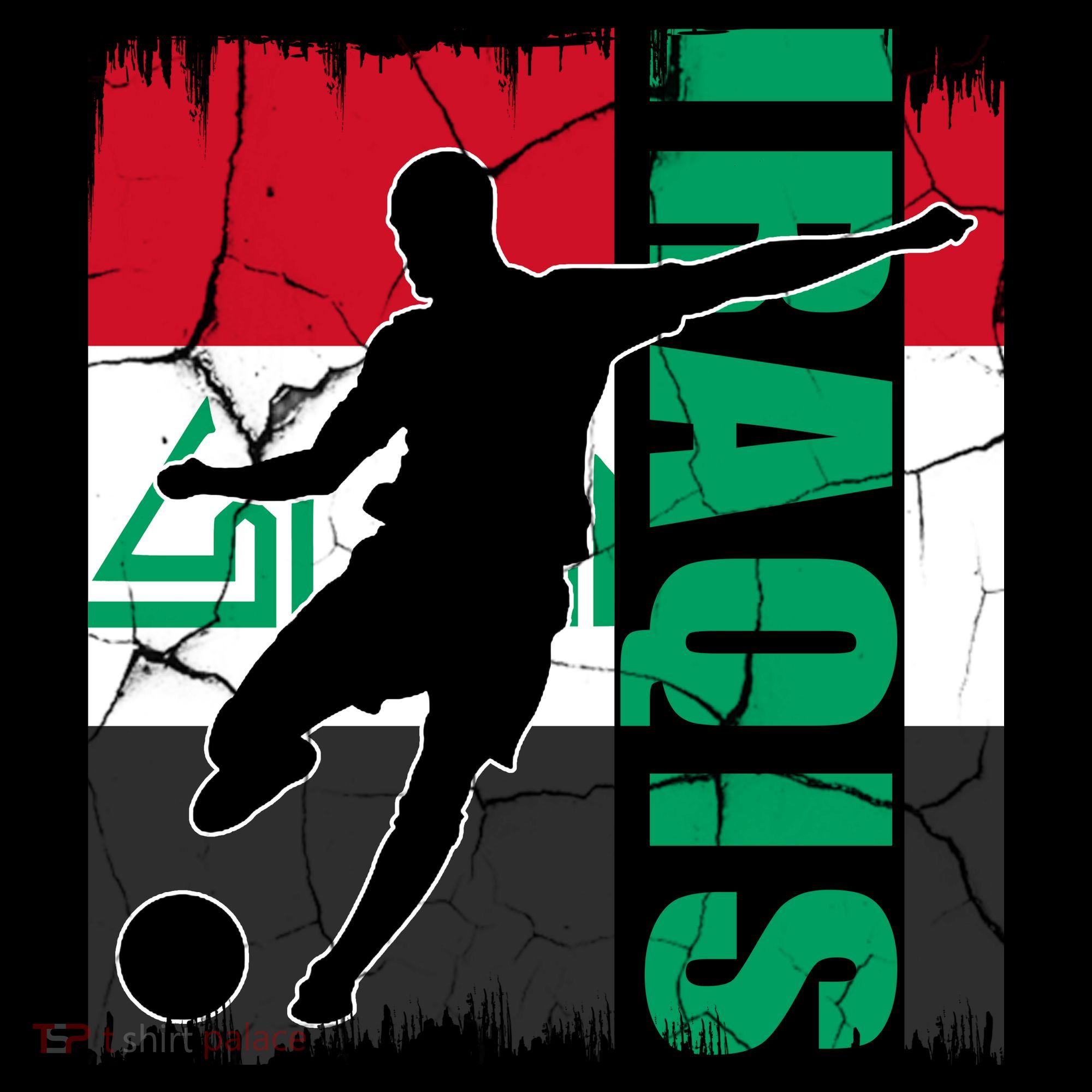 Iraqi Futbol Soccer Player Coffee Mug
